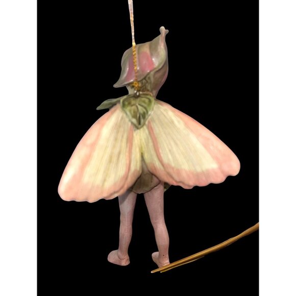 Cicely Mary Barker Flower Faires Dogwood Figurine Series VII with Stand 2000 - Picture 5 of 6